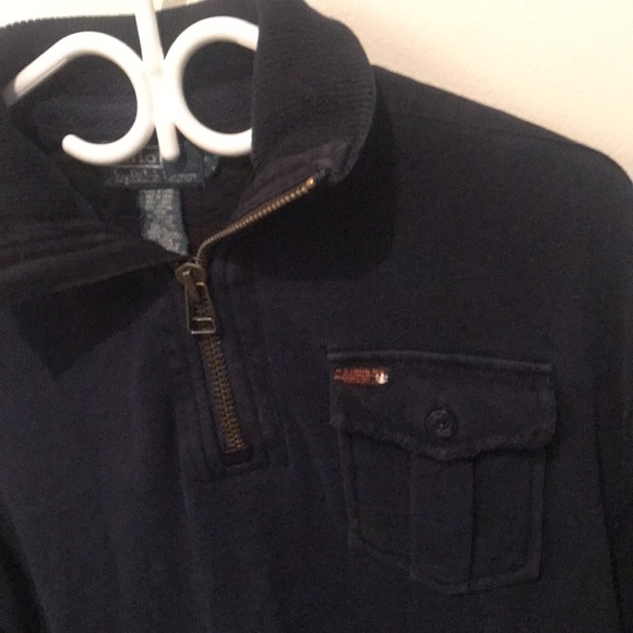 Super Rare Vintage Ralph Lauren US Alaskan Coastal Rescue quarter zip sweater - Picture 2 of 8